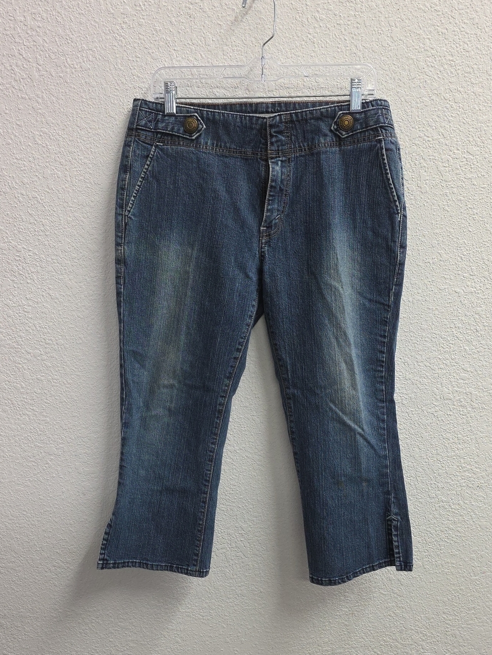Levi Strauss Signature Women's Denim Capri Jeans Blue Size 12